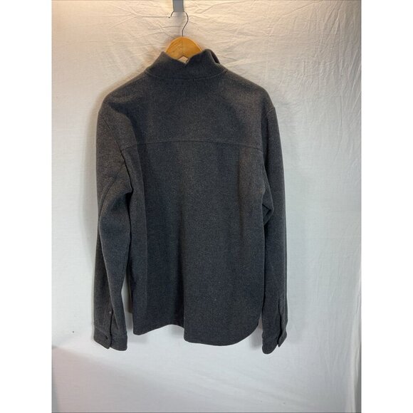 SmartWool Anchor Line‎ Full Zip Jacket Coat Gray Wool Blend Pockets Mens M - Picture 2 of 10